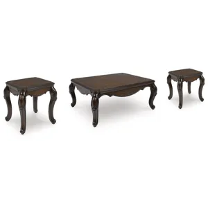 Maylee Coffee Table and 2 Ends