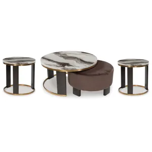Jazmore Coffee Table and 2 Ends