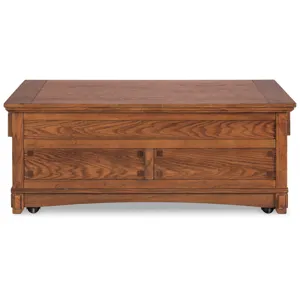 Cross Island Coffee Table with Lift Top