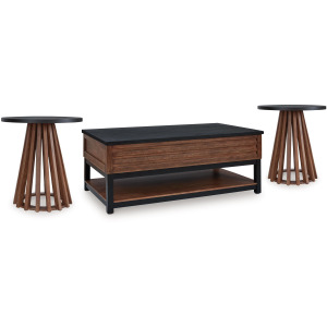 Kallari Coffee Table and 2 Ends