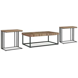 Bellwick Coffee Table and 2 Chairside End Tables