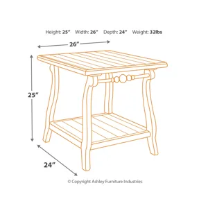Dazzelton End Table