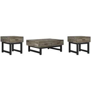 Mondoro Lift-top Coffee Table and 2 End Tables