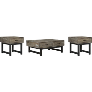 Mondoro Lift-top Coffee Table and 2 End Tables