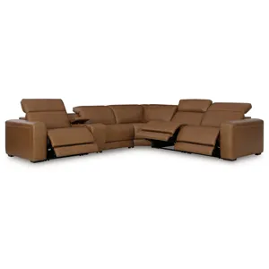 Magic Man 6-Piece Power Reclining Sectional with Console