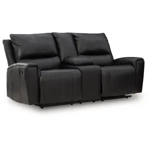 Glossmore Reclining Loveseat with Console