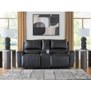 Glossmore Reclining Loveseat with Console