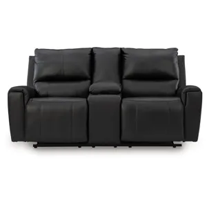 Glossmore Reclining Loveseat with Console
