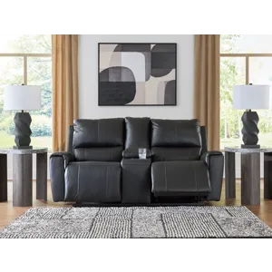 Glossmore Reclining Loveseat with Console