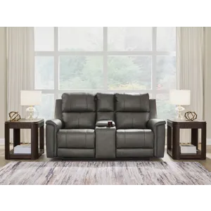 Beryton Power Reclining Loveseat with Console