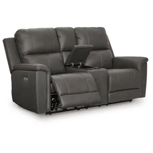 Beryton Power Reclining Loveseat with Console