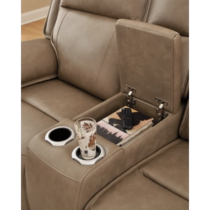 Glencroft Power Reclining Loveseat with Console