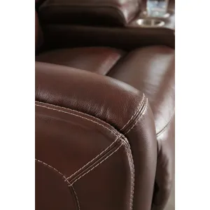 Sessom Power Reclining Loveseat with Console