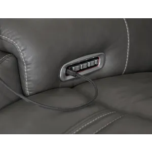 5Z-Harrenhurst 2-Piece Power Reclining Sectional Loveseat