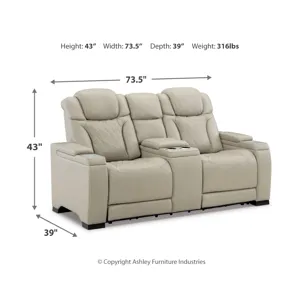 Strikefirst Power Reclining Loveseat
