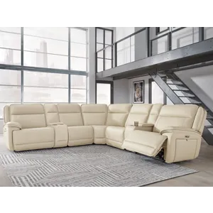 Double Deal 7-Piece Reclining Sectional with 2 Consoles