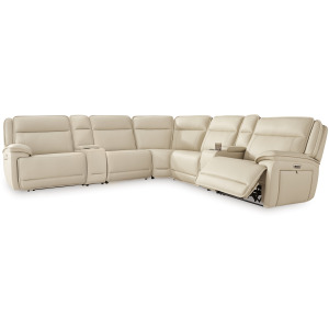 Double Deal 7-Piece Reclining Sectional with 2 Consoles