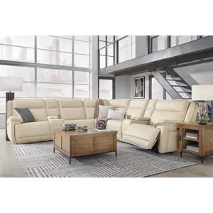 Double Deal 7-Piece Reclining Sectional with 2 Consoles
