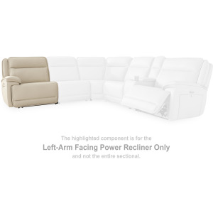 Double Deal Left-Arm Facing Power Recliner