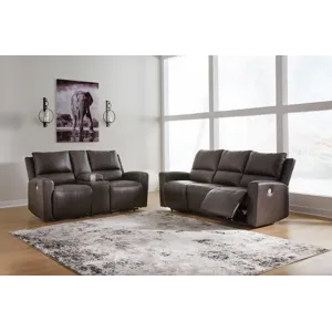 Boxmere Power Reclining Sofa and Loveseat