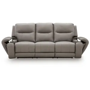 Trendsetter Power Reclining Sofa with Audio Seating