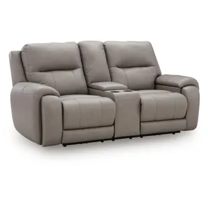 Trendsetter Power Reclining Loveseat with Audio Seating