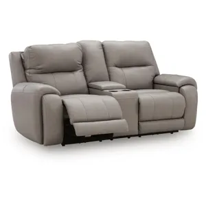 Trendsetter Power Reclining Loveseat with Audio Seating