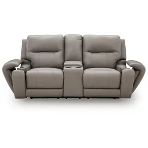 Trendsetter Power Reclining Loveseat with Audio Seating