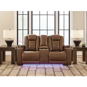 Gruaro Power Reclining Loveseat with Console