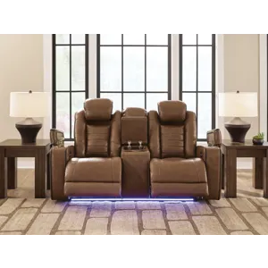 Gruaro Power Reclining Loveseat with Console