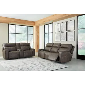 Game Plan Power Reclining Sofa and Loveseat