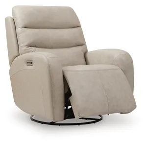 Motion-Max Swivel Glider Power Recliner
