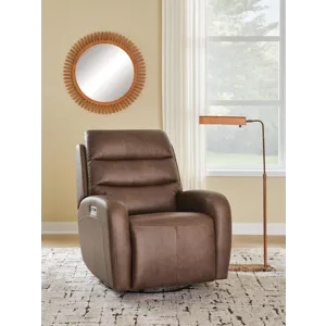 Motion-Max Swivel Glider Power Recliner