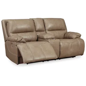 Ricmen Power Reclining Loveseat with Console