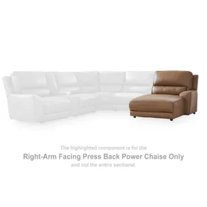 Silverbrooke Right-Arm Facing Press Back Power Chaise
