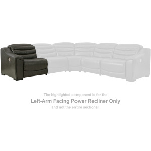 Center Line Left-Arm Facing Power Recliner