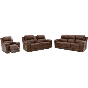 Edmar Power Reclining Sofa, Loveseat and Recliner
