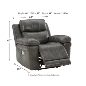 Edmar Power Reclining Sofa, Loveseat and Recliner