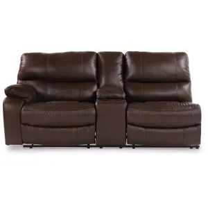Family Circle Left-Arm Facing Power Reclining Loveseat with Console