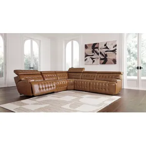 Temmpton 5-Piece Power Reclining Sectional