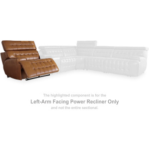 Temmpton Left-Arm Facing Power Recliner