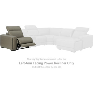 Correze Left-Arm Facing Power Recliner