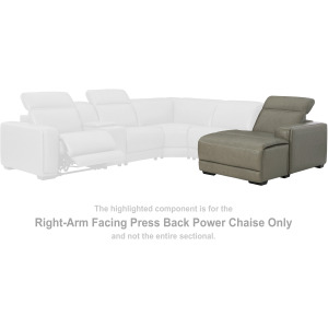 Correze Right-Arm Facing Press Back Power Chaise