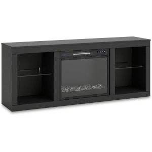 Cayberry 64" TV Stand with Electric Fireplace