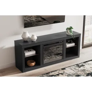 Cayberry 64" TV Stand with Electric Fireplace