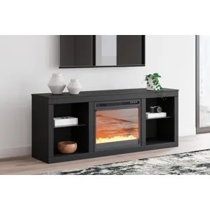 Cayberry 64" TV Stand with Electric Fireplace