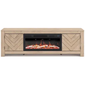 Cayboni 71" TV Stand with Electric Fireplace