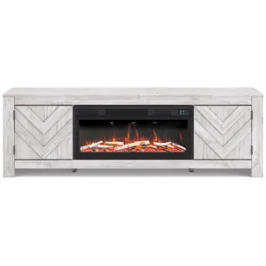 Cayboni 71" TV Stand with Electric Fireplace