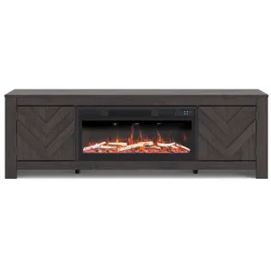 Cayboni 71" TV Stand with Electric Fireplace