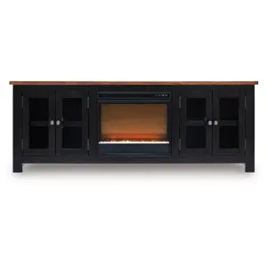 Wildenauer 76&quot; TV Stand with Electric Fireplace